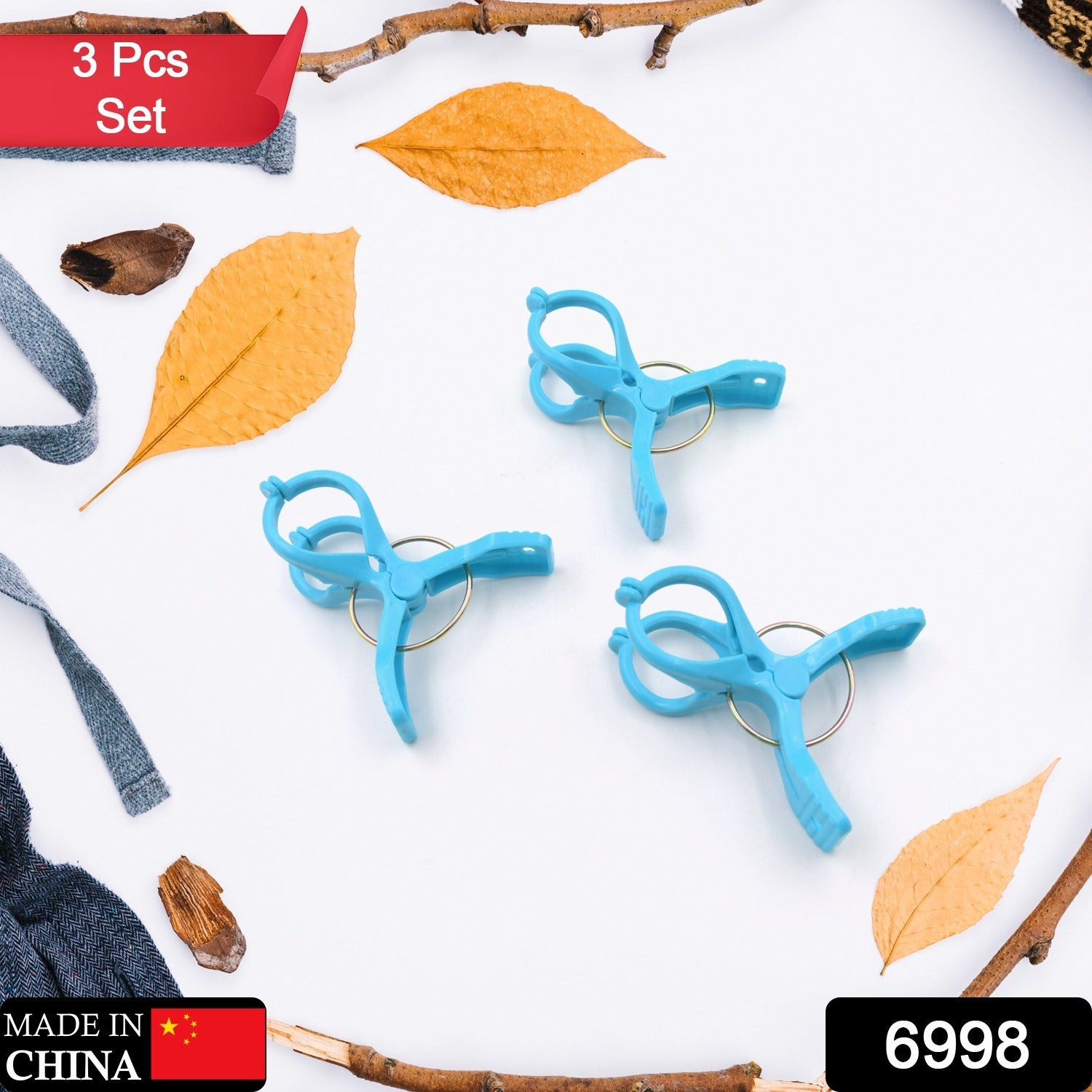 6998 Big Multifunction Plastic Heavy Quality Cloth Hanging Clips, Plastic Laundry Clothes Pins Set of 3 Pieces 6998 Big Multifunction Plastic Heavy Quality Cloth Hanging Clips, Plastic Laundry Clothes Pins Set of 3 Pieces